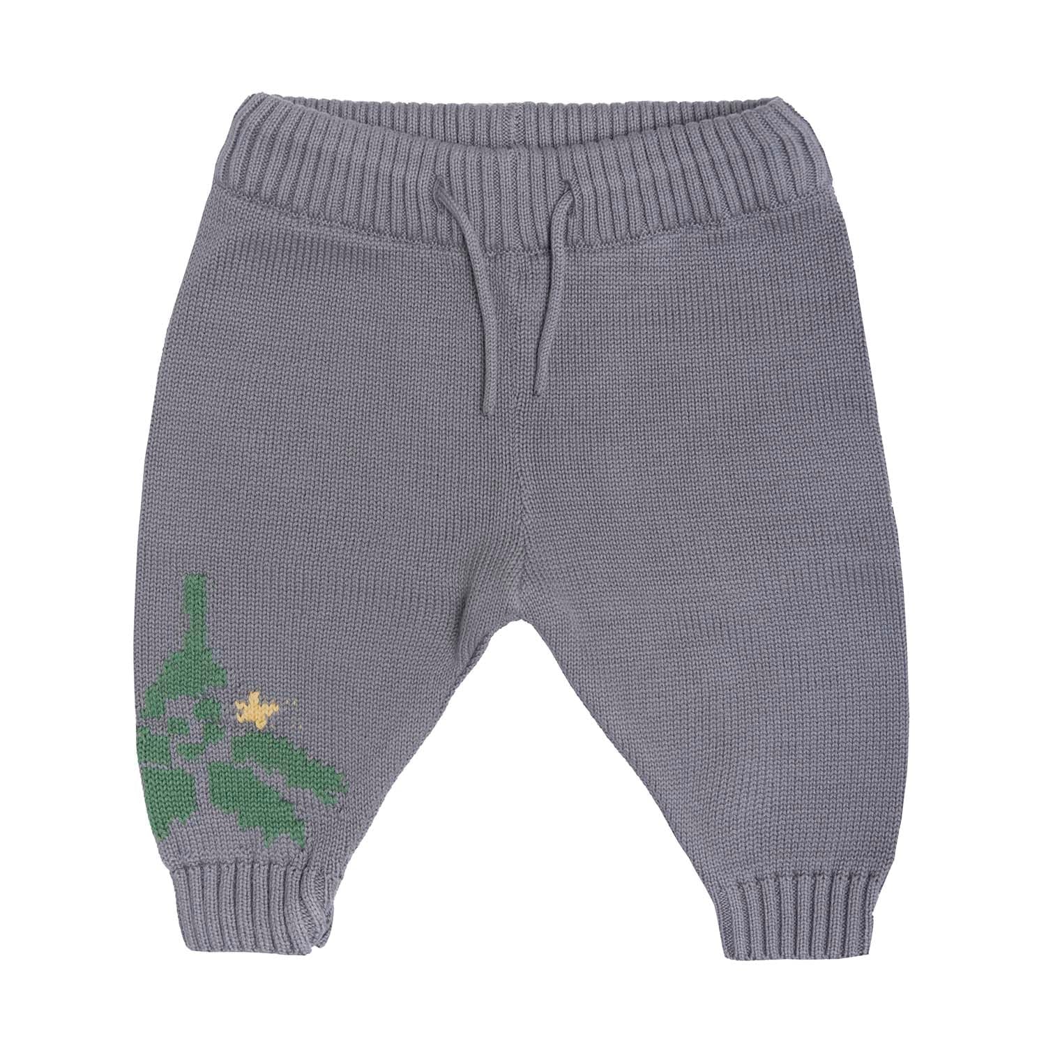 Baby Christmas Leggings in Grey


