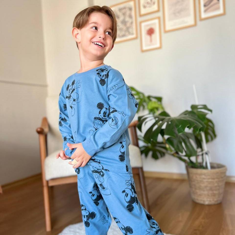 Unisex Mouse Cotton Pyjama Set